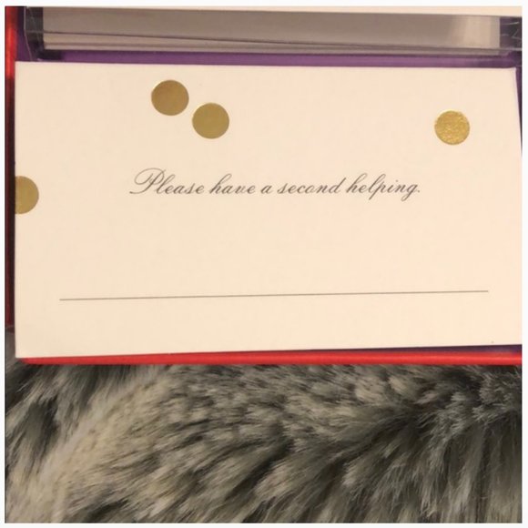 kate spade gold dot place cards new in box - Picture 9 of 10